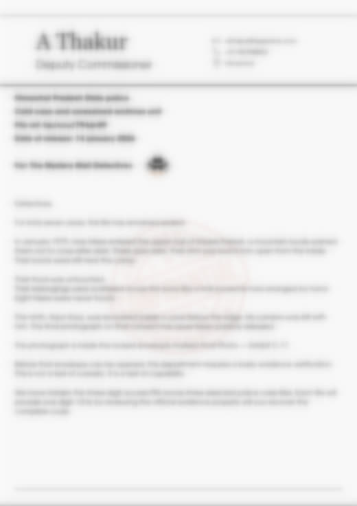 Intro letter