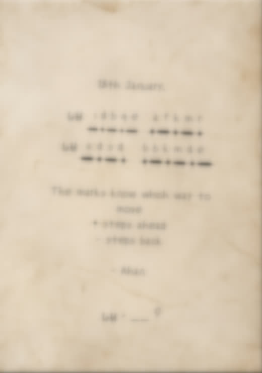 Diary note 1